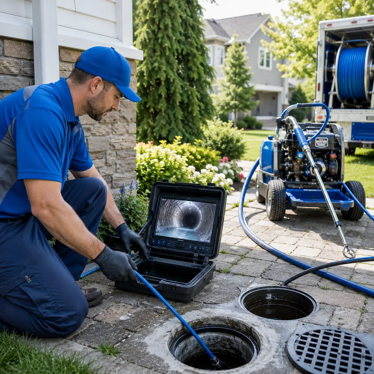 Outdoor drain cleaning professionals serving Lake Luzerne, NY